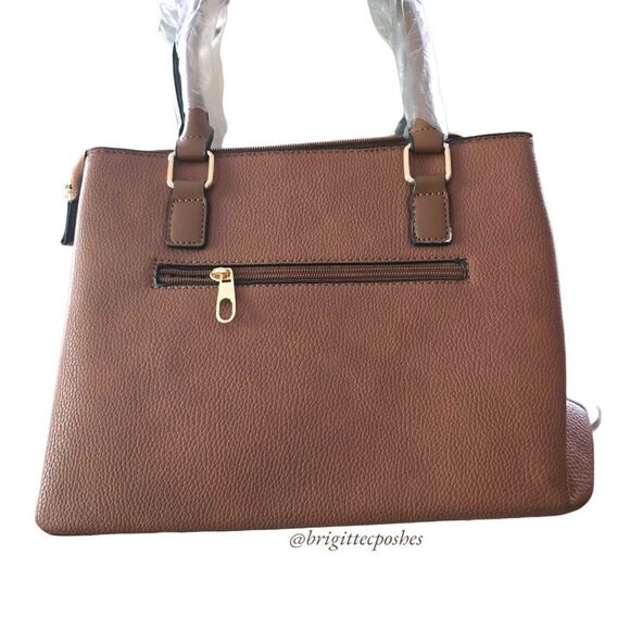 Women's Brown Handbag With Shoulder Strap - Picture 2 of 11